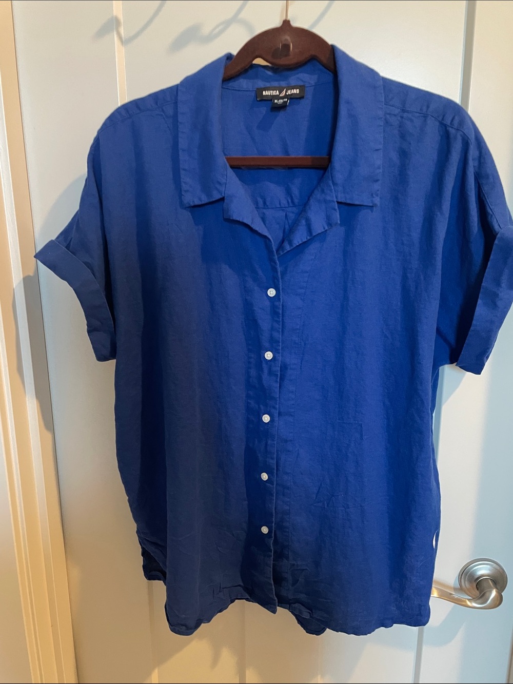 Linen camp shirt